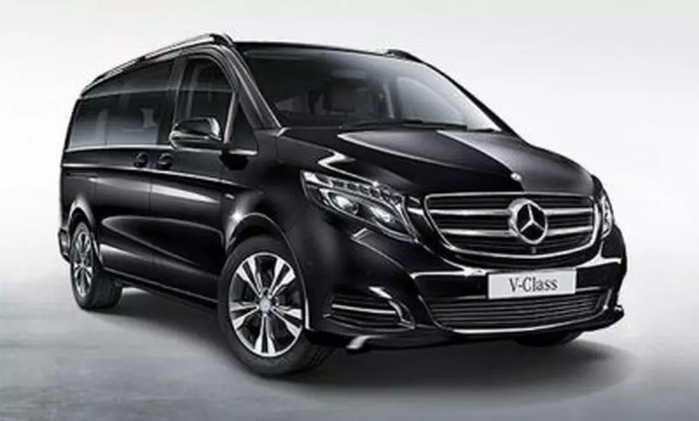 crown airport transfers fleet mercedes-benz v-class 7 seater