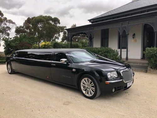 crown prestige limousines melbourne wedding car hire fleet chrysler 300 stretch limousine