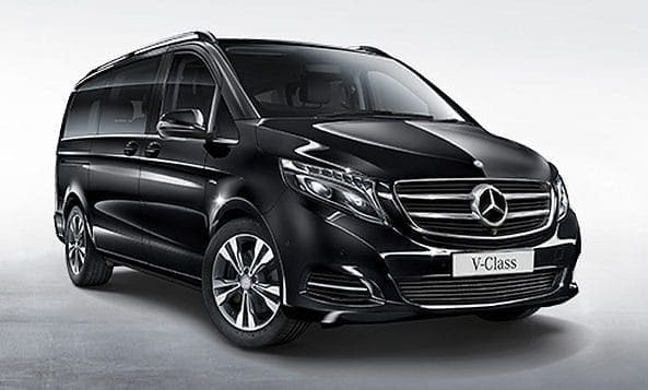 Luxury Mercedes V250 7 seater Minivan hire